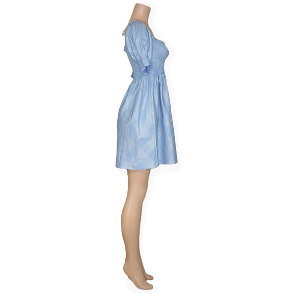 HILL HOUSE Athena Nap Dress - Light Blue Glitter - Picture 8 of 11